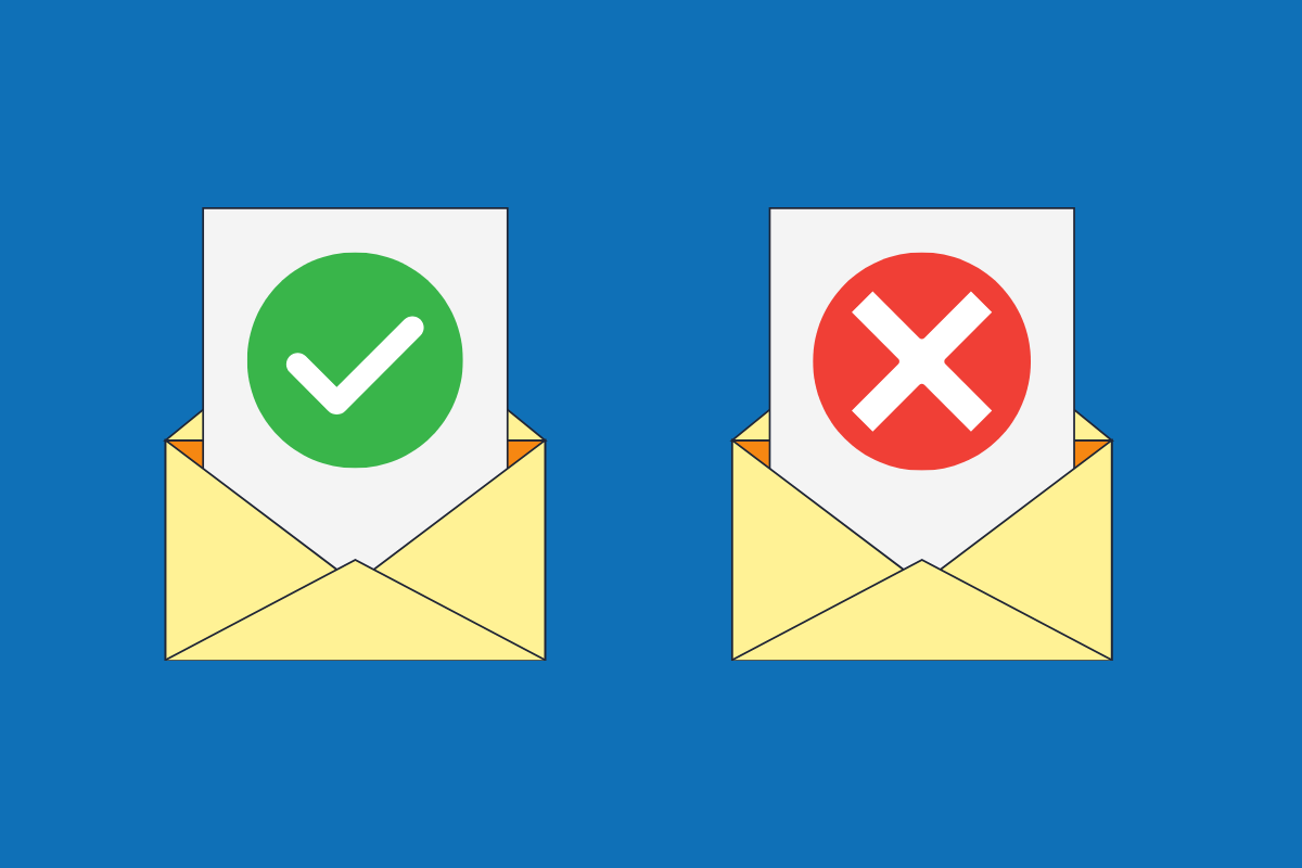 Open envelope icons